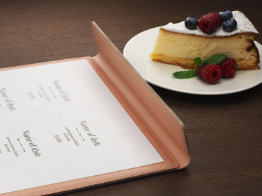Logo trade promotional gifts image of: Menu cover 1241281