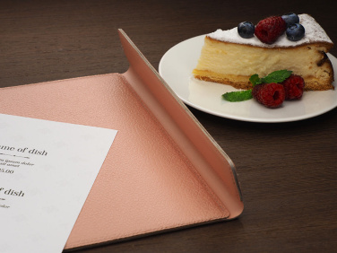 Logo trade advertising products image of: Menu cover 1241281