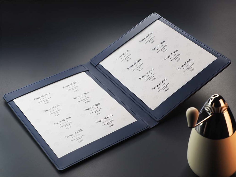 Logotrade business gifts photo of: Menu cover Fine Dining 1061243