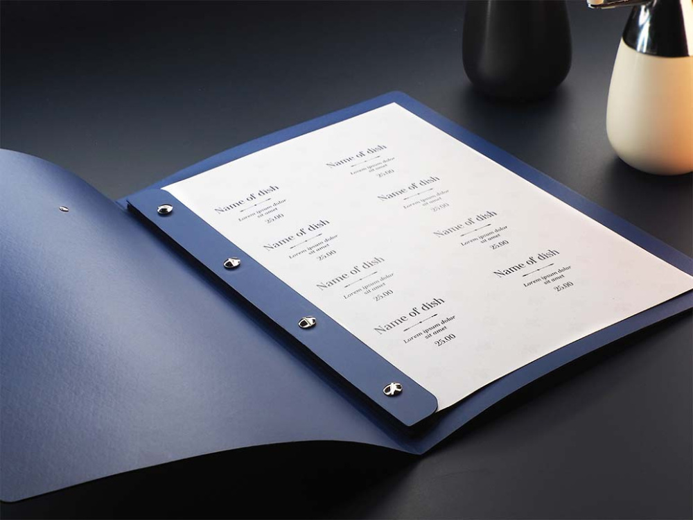 Logo trade promotional item photo of: Menu cover 1619243