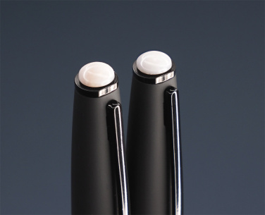 Logotrade advertising products photo of: Opal stone Pen set 1286036