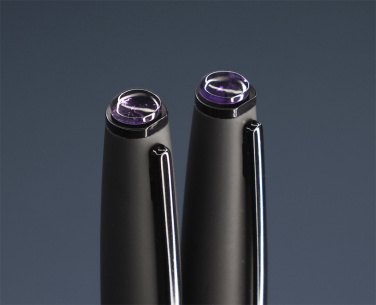 Logo trade promotional gift photo of: Amethyst Pen set  1288036