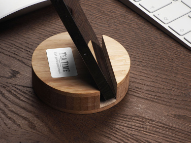 Logo trade promotional giveaways picture of: Wooden telephone stand 1833292