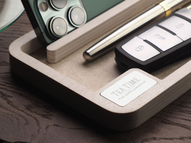 Logo trade promotional products picture of: Wooden desk organiser 1818121