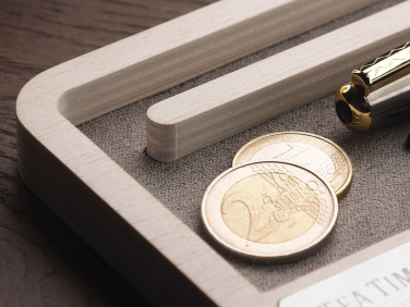 Logo trade promotional products picture of: Wooden desk organiser 1818121