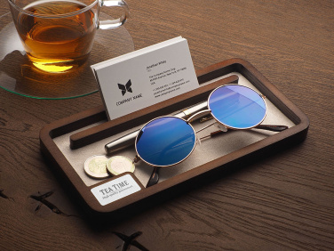 Logo trade advertising products image of: Wooden desk organiser 1818121