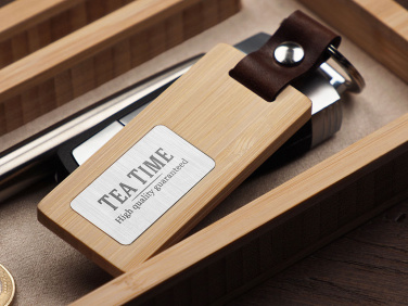 Logo trade corporate gifts image of: Wooden desk organiser 1818292