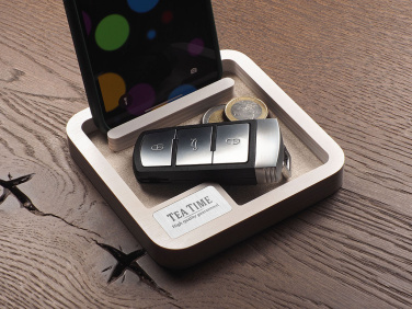 Logo trade business gifts image of: Wooden desk organiser 1846121
