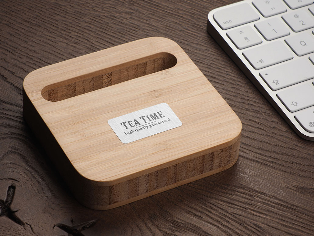 Logotrade promotional giveaway picture of: Wooden telephone stand 1848292
