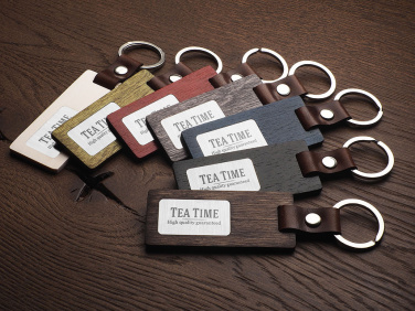 Logotrade promotional product image of: Wooden keyring 1853121