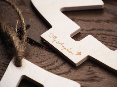 Logo trade promotional gift photo of: Wooden Christmas Decoration 1855121