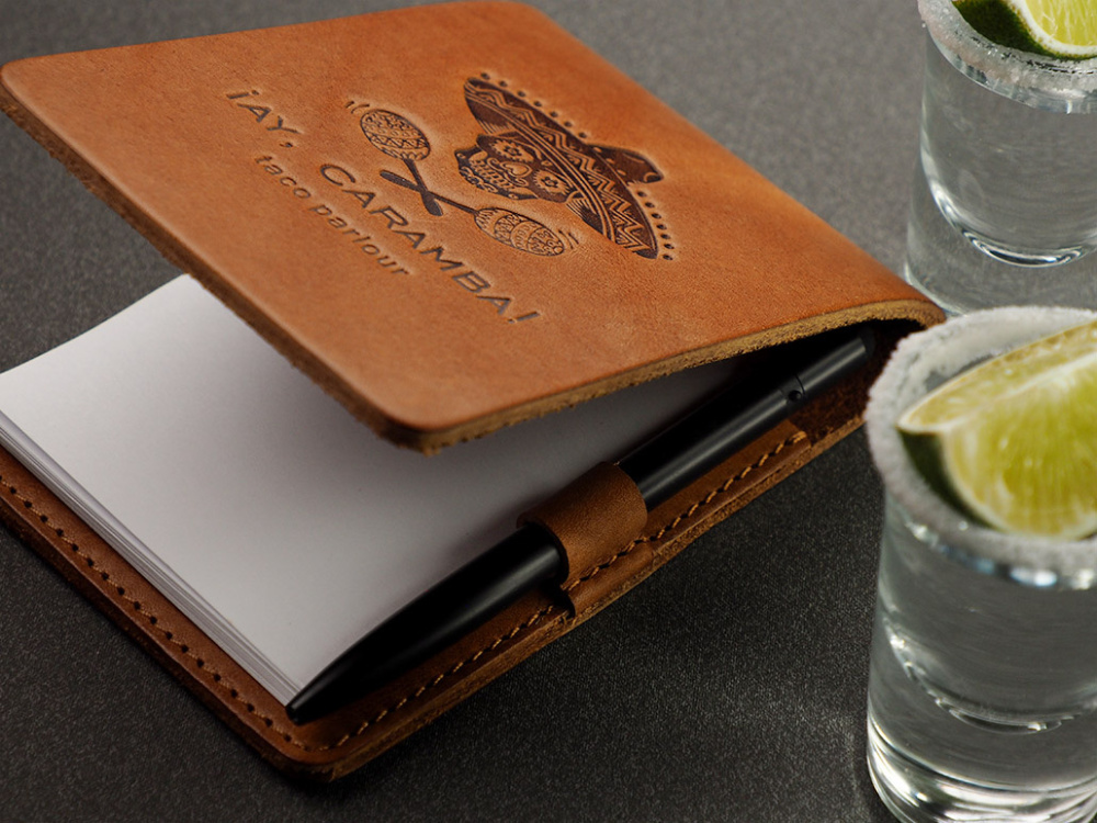 Logo trade corporate gift photo of: Waiter notepad 1202141