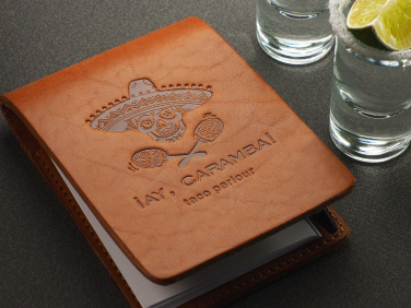 Logo trade promotional items image of: Waiter notepad 1202141