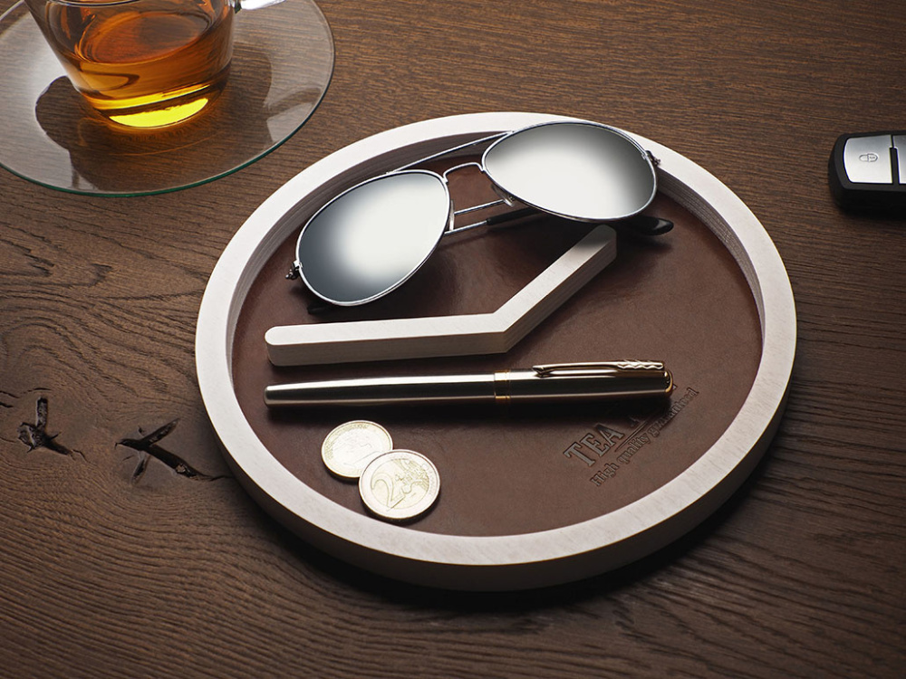 Logo trade advertising product photo of: Wooden desk organiser 1851121