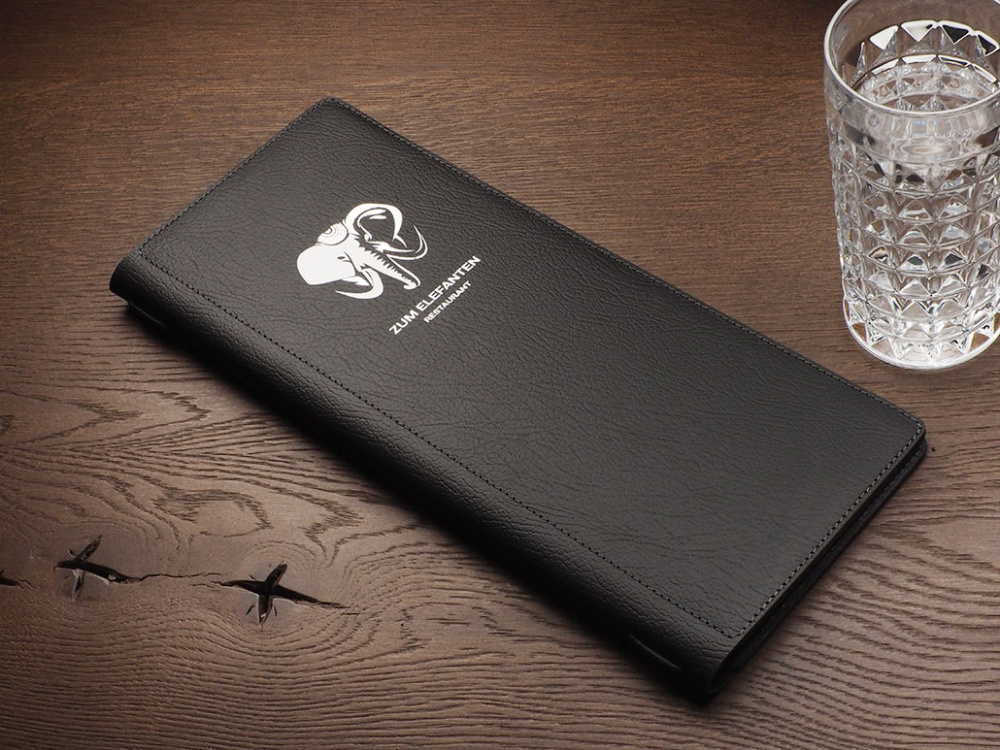 Logo trade advertising products image of: Menu cover Fine Dining Pro 1900318
