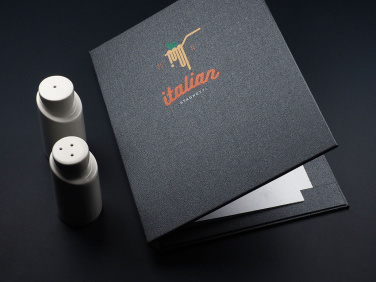 Logo trade business gift photo of: Menu cover 1952280