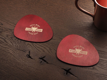 Logo trade promotional merchandise image of: Coaster 1607121