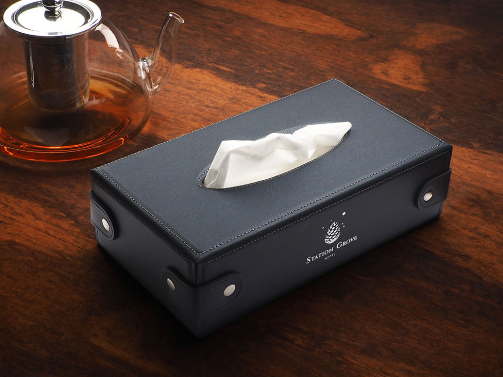 Logo trade business gifts image of: Tissue box 1673319