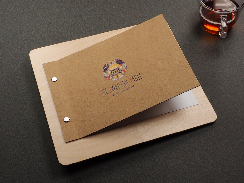 Logo trade promotional gifts picture of: Menu cover 1211121