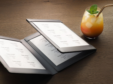 Logo trade promotional giveaways image of: Menu 1112094