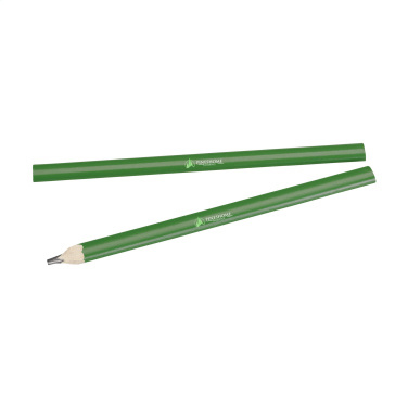 Logo trade promotional merchandise image of: Carpenter wooden pencil