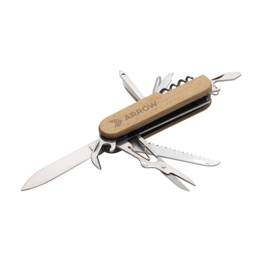 Logo trade promotional product photo of: Beechwood Pocket knife