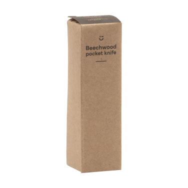 Logo trade promotional gifts picture of: Beechwood Pocket knife