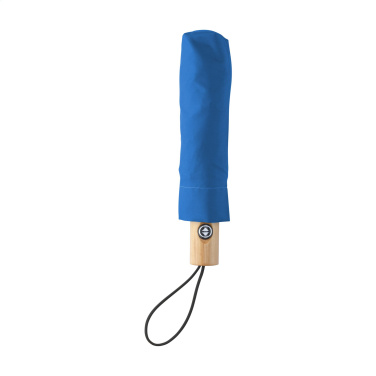 Logo trade advertising products image of: Michigan foldable RCS RPET umbrella 21 inch