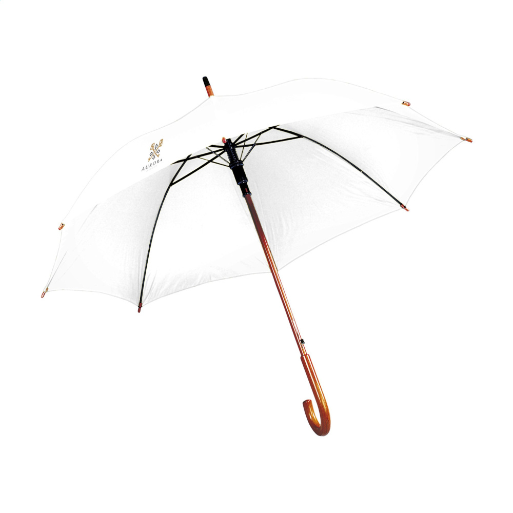 Logo trade promotional gifts image of: FirstClass RCS RPET umbrella 23 inch