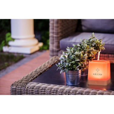 Logo trade promotional products image of: Grundig Lumo Solar Table Lamp