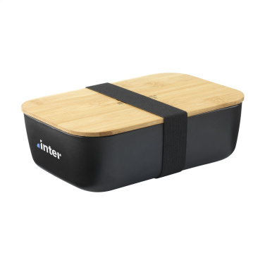 Logo trade promotional gift photo of: Midori Bamboo Lunchbox