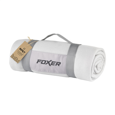 Logo trade advertising products picture of: SuperSoft RPET (180 g/m²) fleece blanket