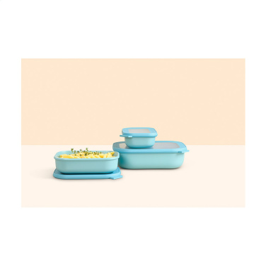 Logotrade promotional products photo of: Mepal Cirqula multi use rectangular bowl 1 L lunchbox