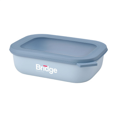 Logo trade promotional merchandise photo of: Mepal Cirqula multi use rectangular bowl 1 L lunchbox