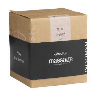 Logotrade promotional item image of: Wooosh Scented Candle True Wood