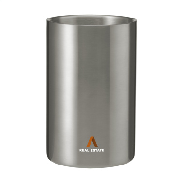 Logo trade promotional merchandise image of: CoolSteel RCS Recycled Steel wine cooler