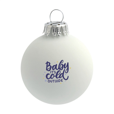 Logo trade corporate gift photo of: Christmas Bauble Ø 6 cm - Made in Europe