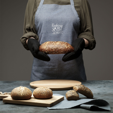 Logo trade promotional merchandise photo of: Wolkat Taza Recycled Textile Apron