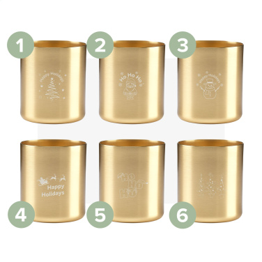 Logotrade promotional item picture of: Wooosh Scented Candle True Wood X-Mas