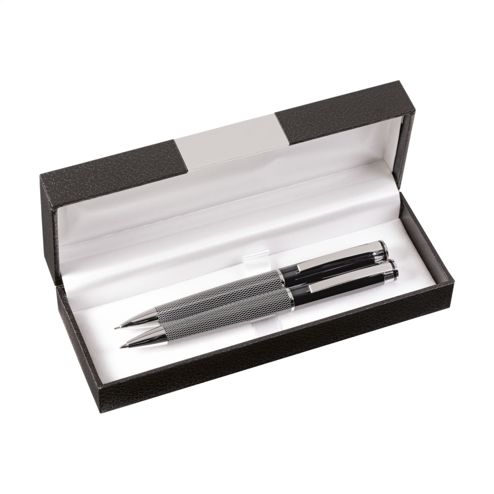 Logo trade promotional gifts picture of: Princeton Double writing set