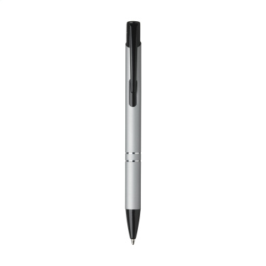 Logo trade promotional merchandise picture of: Ebony Rubberised pen
