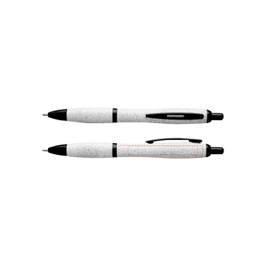 Logo trade promotional gift photo of: Athos Wheat-Cycled Pen wheat straw pen