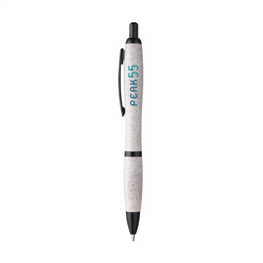 Logotrade promotional products photo of: Athos Wheat-Cycled Pen wheat straw pen