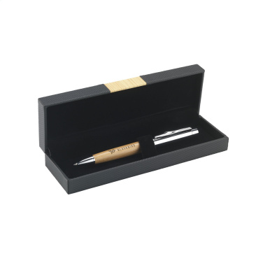 Logotrade promotional product picture of: Bamboo Pen Set pens