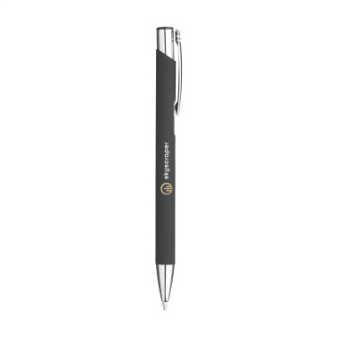 Logotrade promotional item image of: Ebony Soft Touch pen