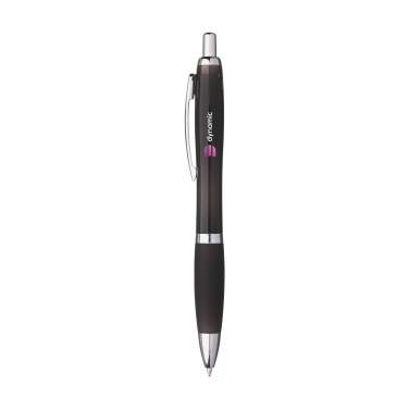 Logo trade promotional products image of: Athos Solid GRS Recycled ABS pen