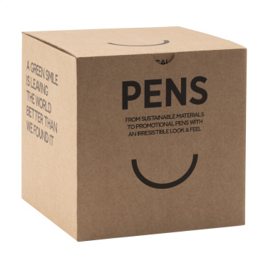 Logo trade promotional gift photo of: Athos Trans GRS Recycled ABS pen