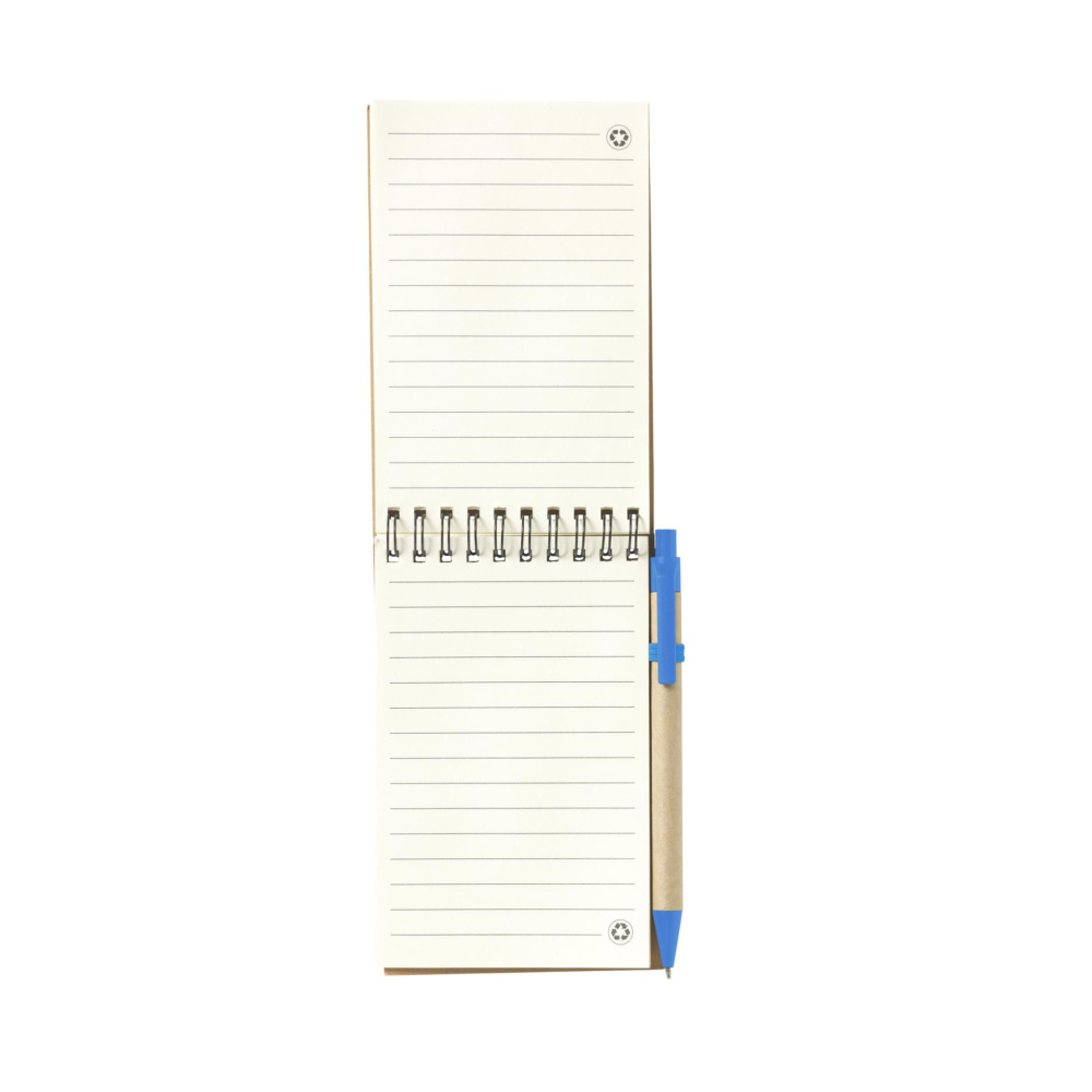 Logo trade promotional products image of: RecycleNote-M Paper notebook