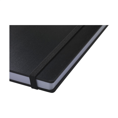 Logo trade advertising product photo of: Bamboo Journal Naked Spine Paper Notebook Black A5