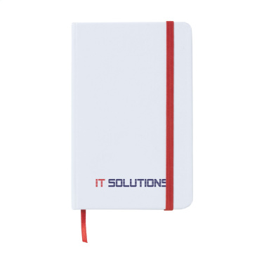 Logo trade advertising products picture of: WhiteNote A6 Paper notebook